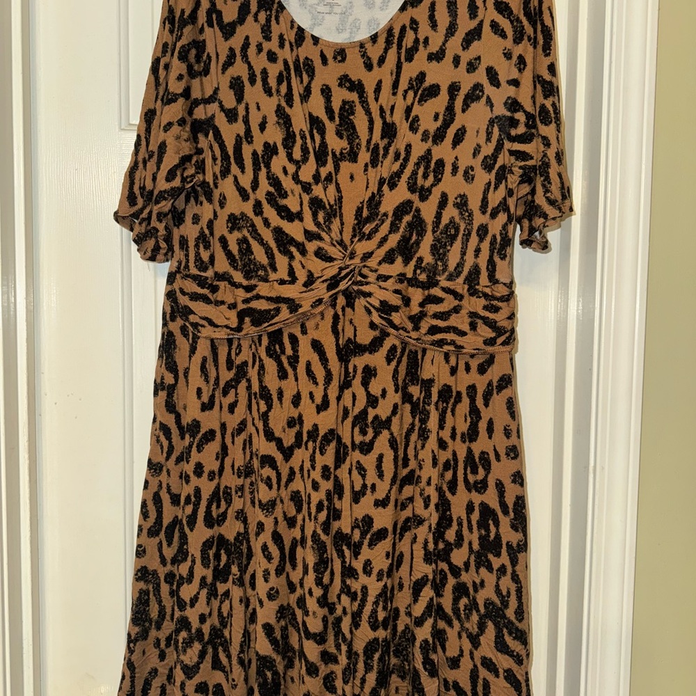 Torrid leopard print Dress
